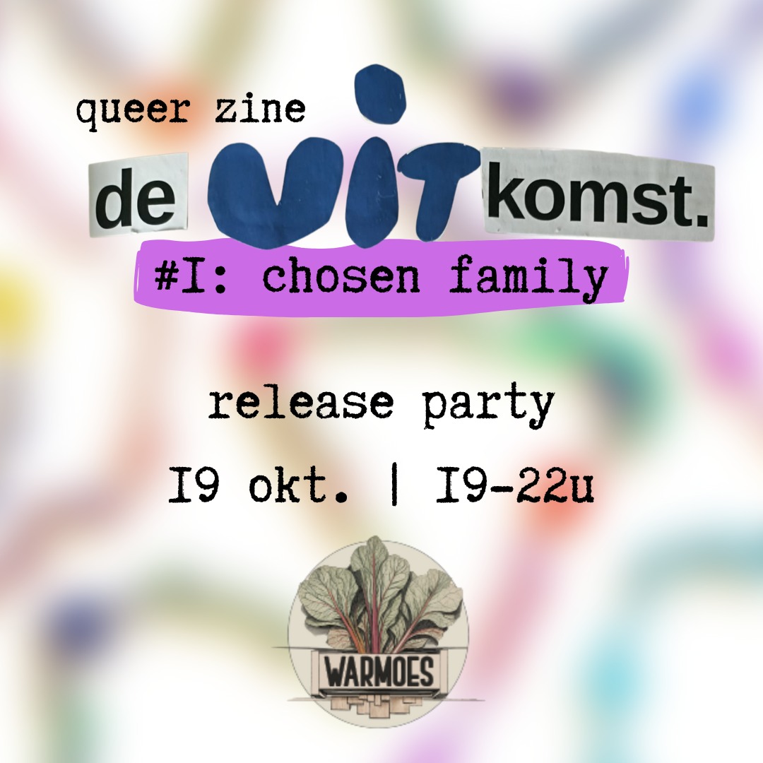 Queer Zine ‘de Uitkomst’ releaseparty